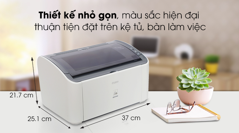 Với thiết kế nhỏ gọn nhưng mạnh mẽ, máy in laser đen trắng Canon LBP290 rất phù hợp với văn phòng làm việc có diện tích nhỏ.